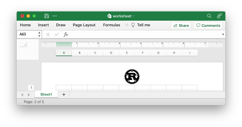 Image of worksheet header