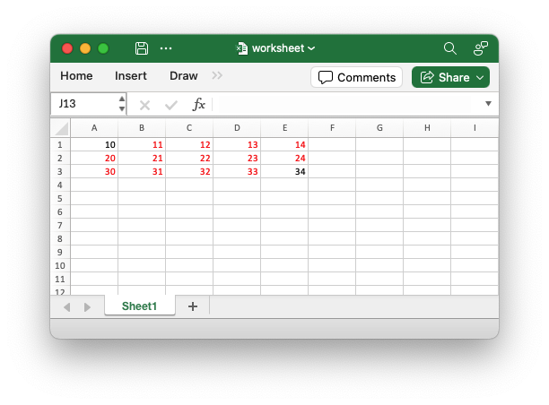 Worksheet in rust_xlsxwriter::worksheet - Rust